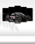 Honda NSX-GT Super GT - 5 Parçalı Araba Tablo