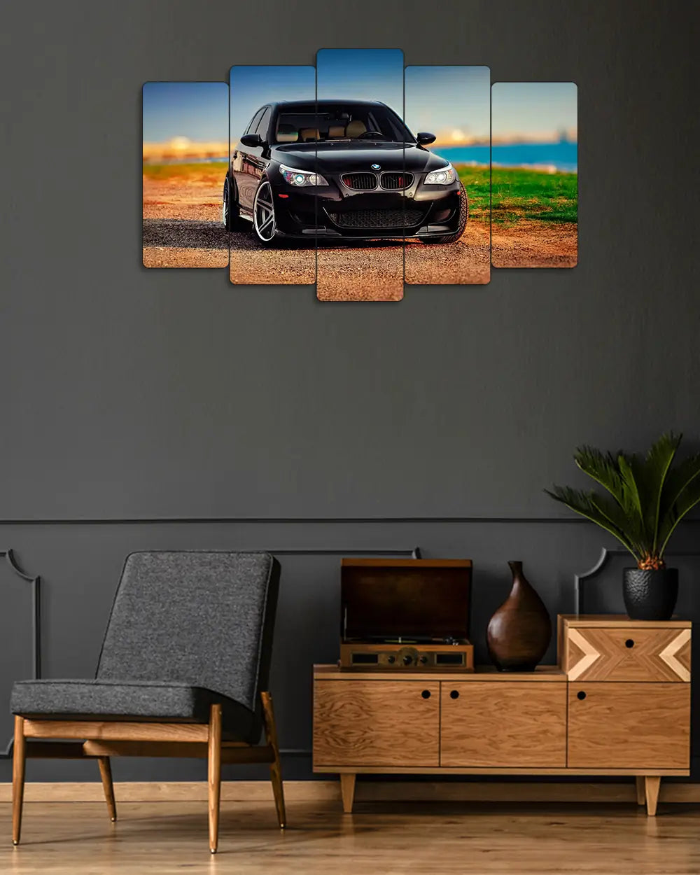 BMW M5 E60 2005 - 5 Parçalı Araba Tablo