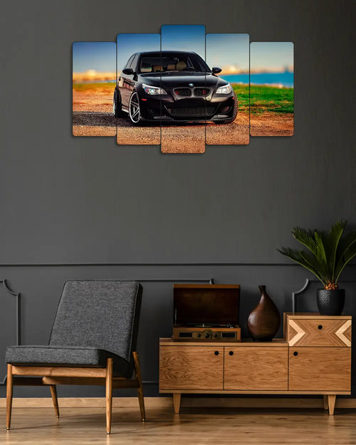 BMW M5 E60 2005 - 5 Parçalı Araba Tablo