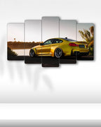 BMW M4 (F82) Sunset Edition - 5 Parçalı Araba Tablo
