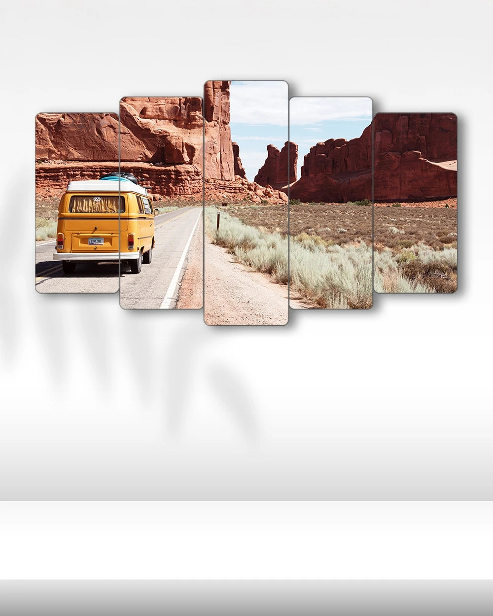 1970 Vosvos Minibüs T2 - 5 Parçalı Araba Tablo