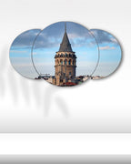Galata Kulesi İstanbul - 4 Parçalı Tablo
