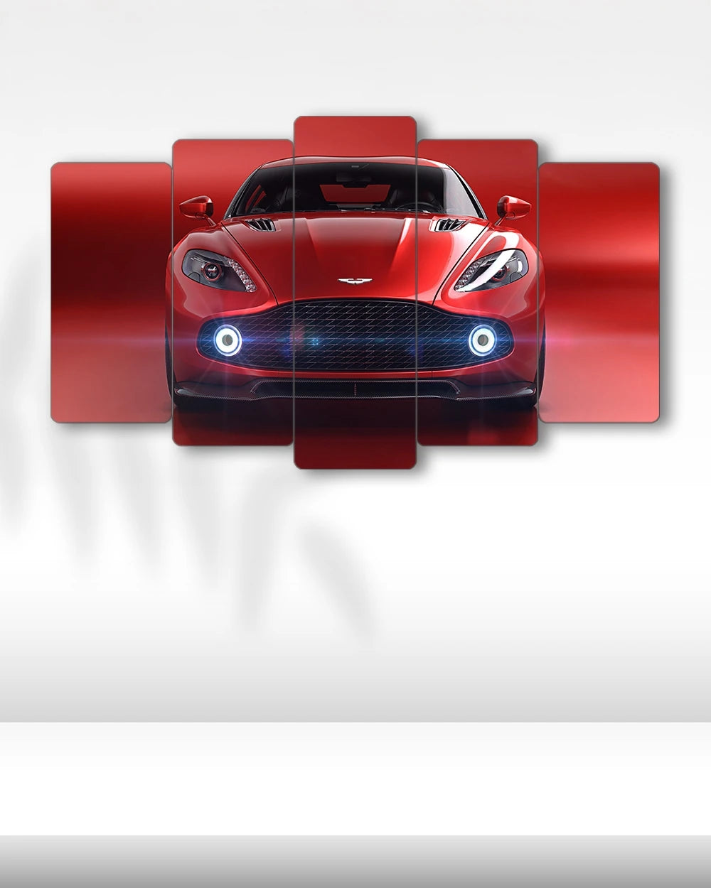 2017 Aston Martin Vanquish Zagato - 5 Parçalı Araba Tablo