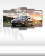 Volkswagen Passat Sunset - 5 Parçalı Araba Tablo