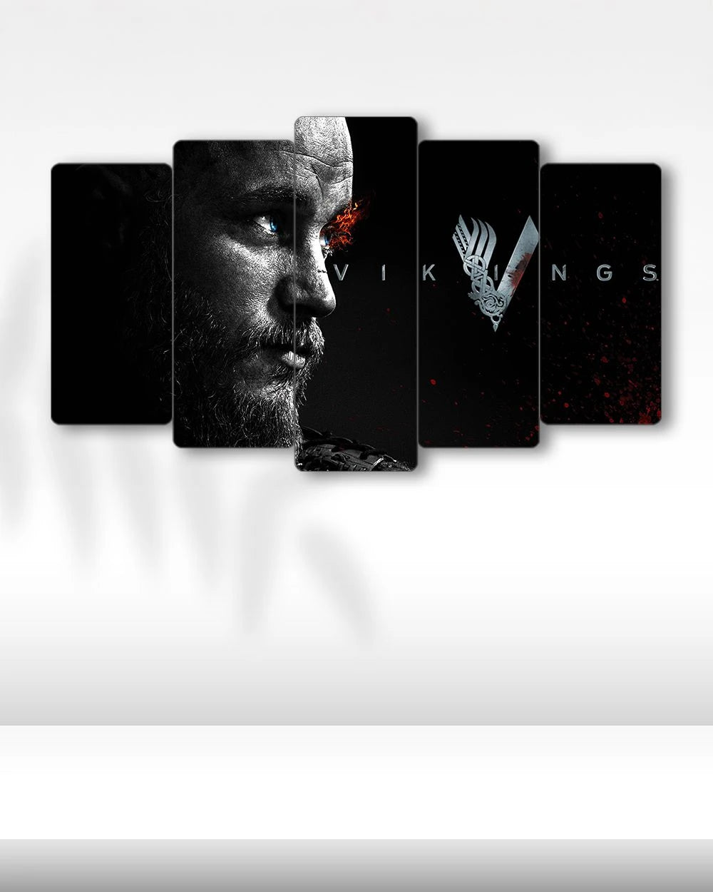 Vikings, Ragnar Lothbrok - 5 Parçalı Tablo