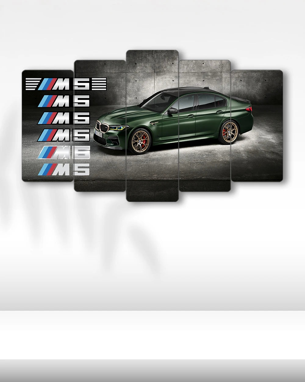 BMW M5 - 5 Parçalı Araba Tablo