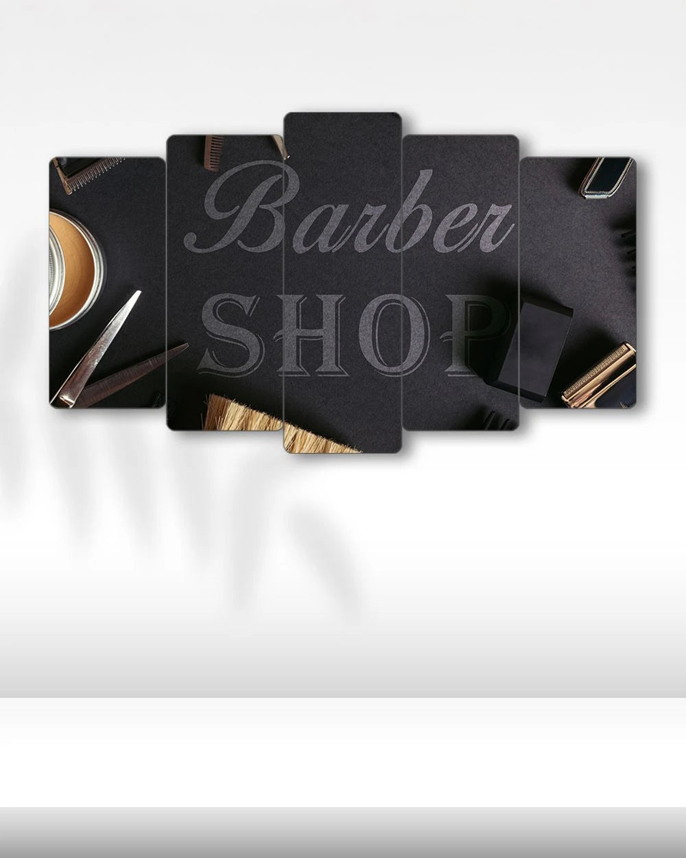 Barber Shop - 5 Parçalı Berber Tablo