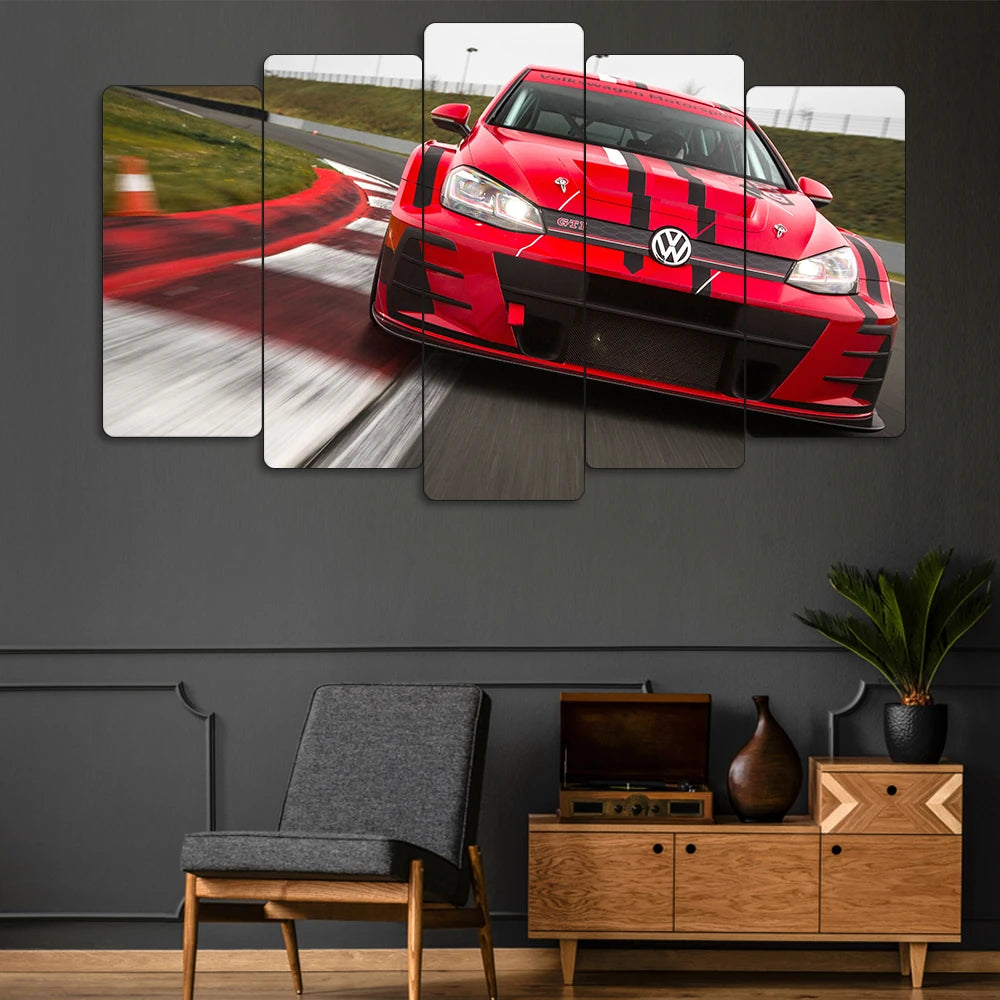 Volkswagen Golf GTI TCR - 5 Parçalı Araba Tablo