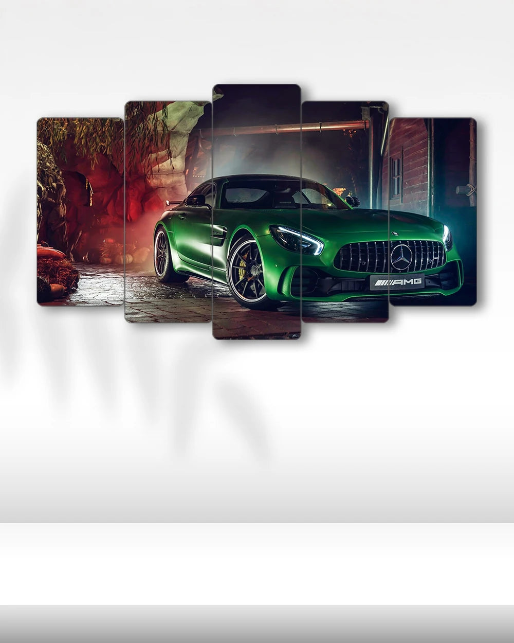 Mercedes-AMG GT R - 5 Parçalı Araba Tablo