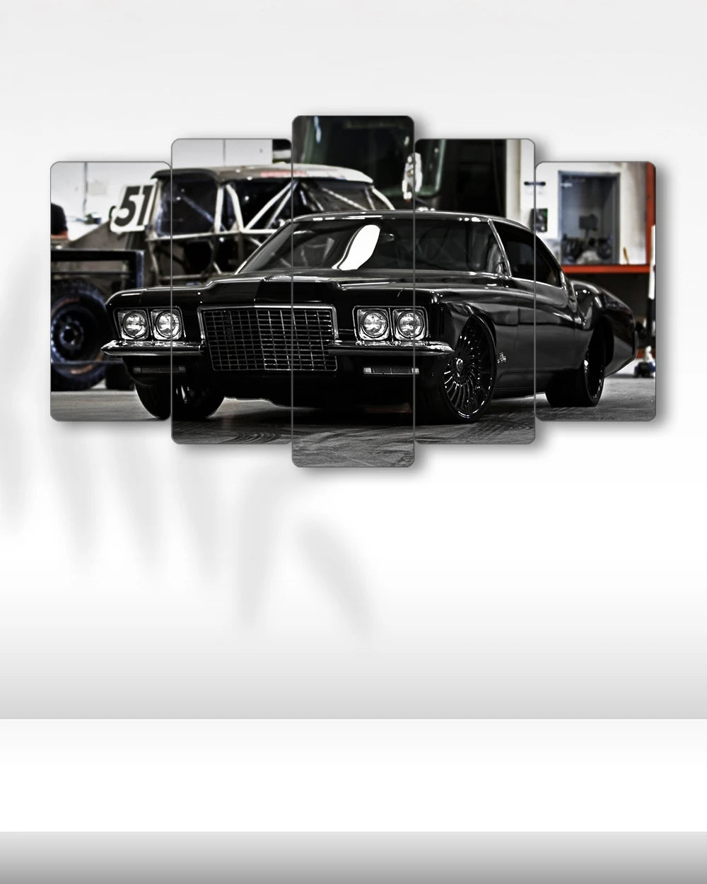 Buick Riviera 1971 Custom - 5 Parçalı Araba Tablo