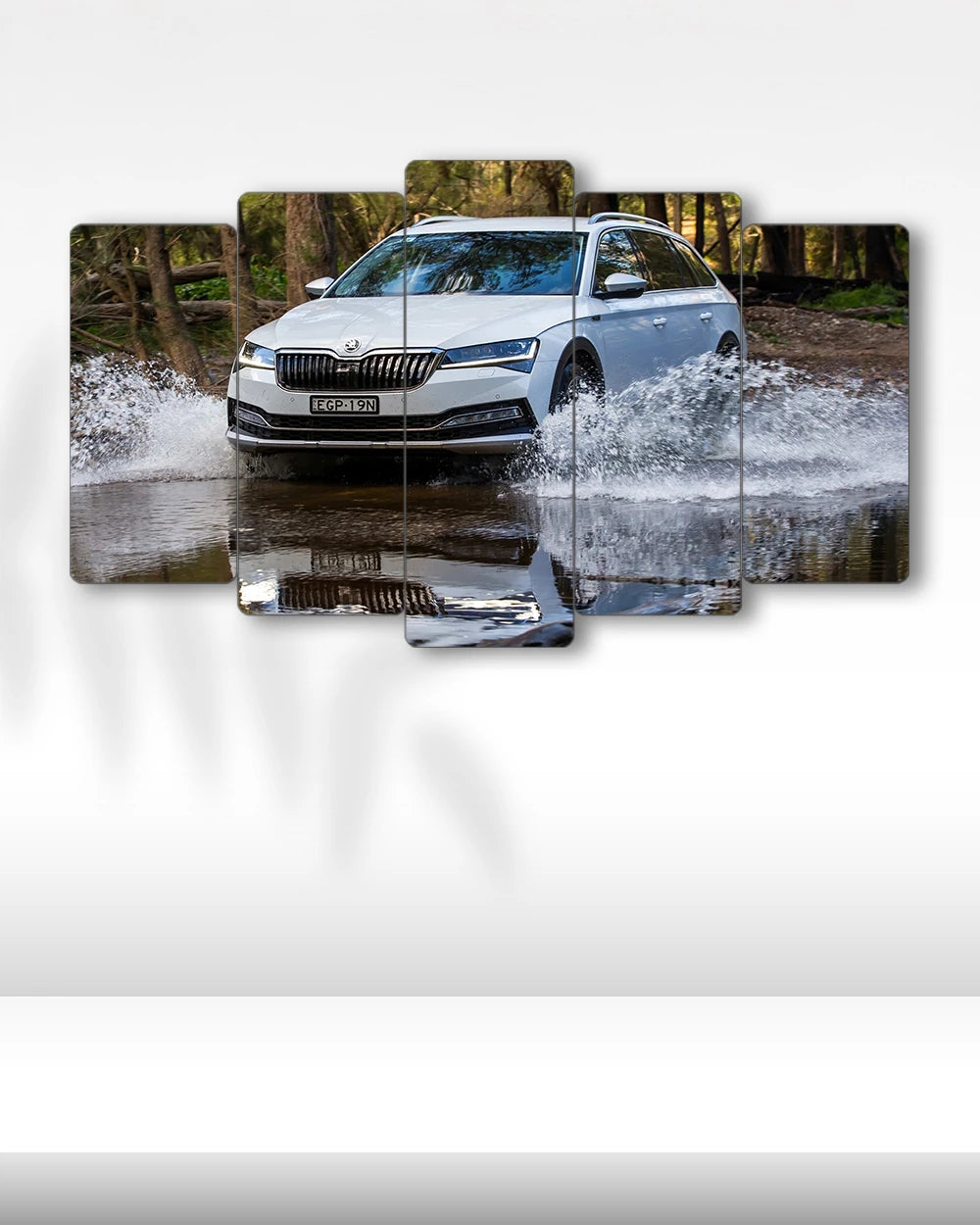 Skoda Superb Scout 4x4 - 5 Parçalı Araba Tablo