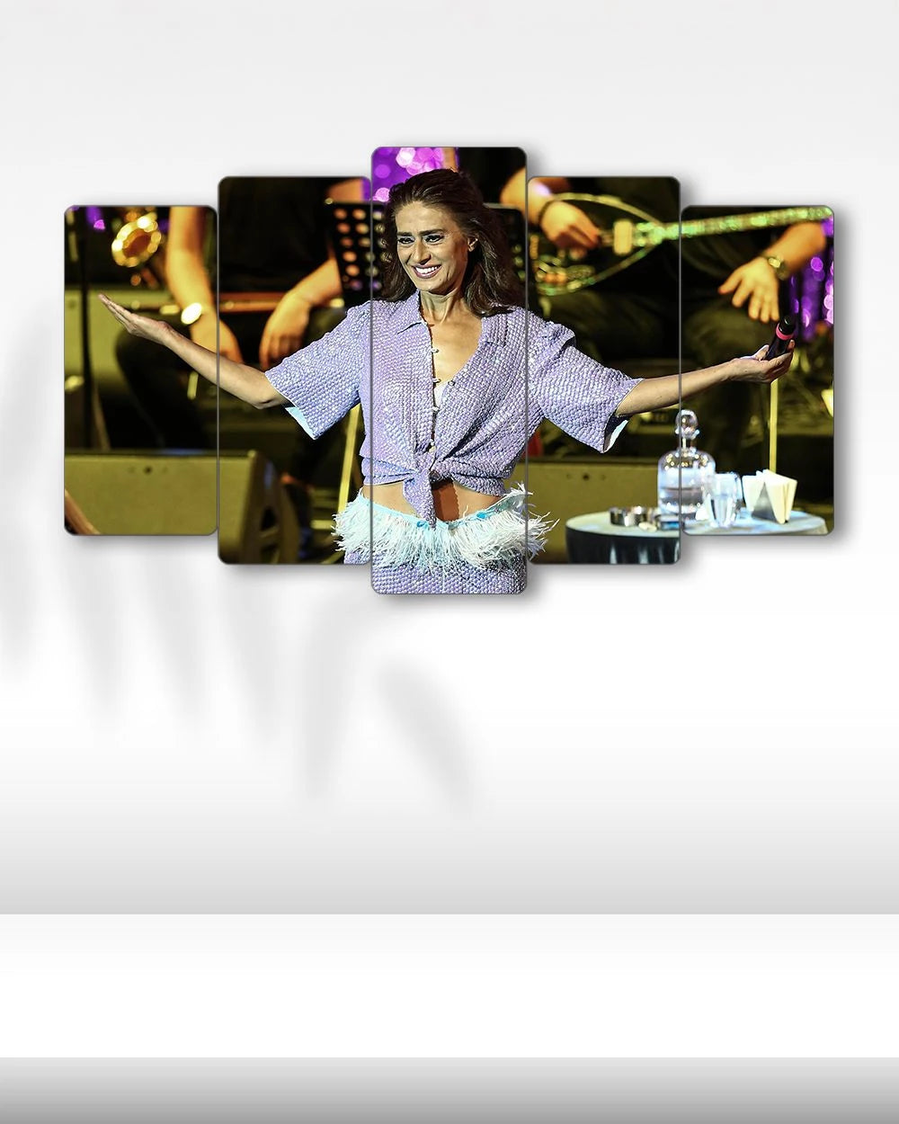 Yıldız Tilbe, Sahne Performansı (Mor Kostüm) - 5 Parçalı Tablo