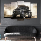 Mercedes-Benz G63 AMG 6x6 Brabus - 5 Parçalı Araba Tablo