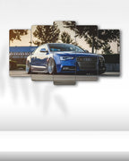 Audi A5 (B8) Stance Edition - 5 Parçalı Araba Tablo