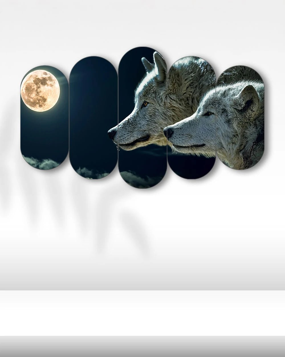 Ay Işığında Kurtlar - 5 Parçalı Tablo