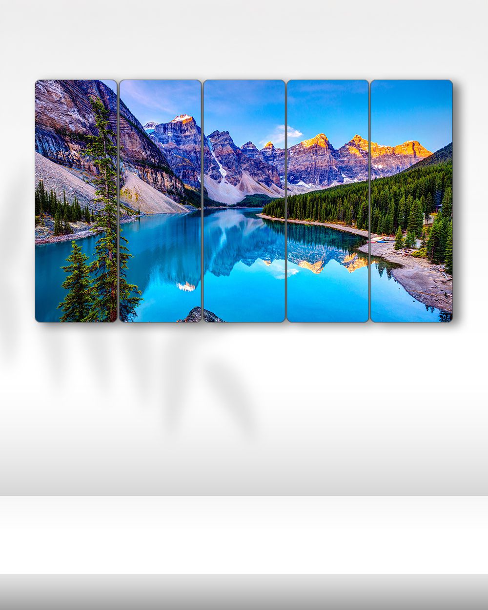 Banf Ulusal Park, Kanada - 5 Parçalı Tablo