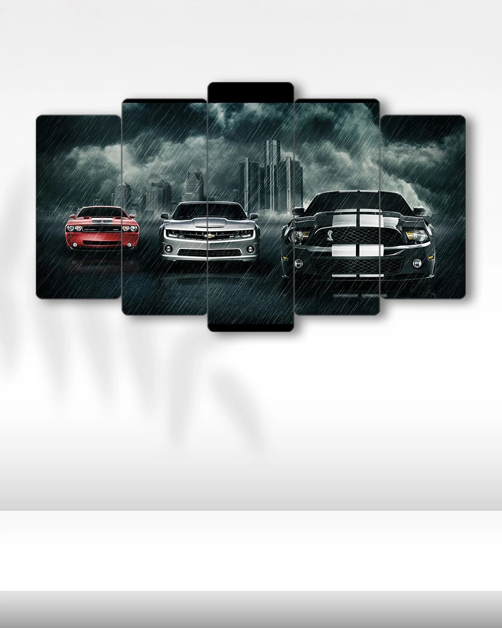 American Muscle Gücü - 5 Parçalı Araba Tablo