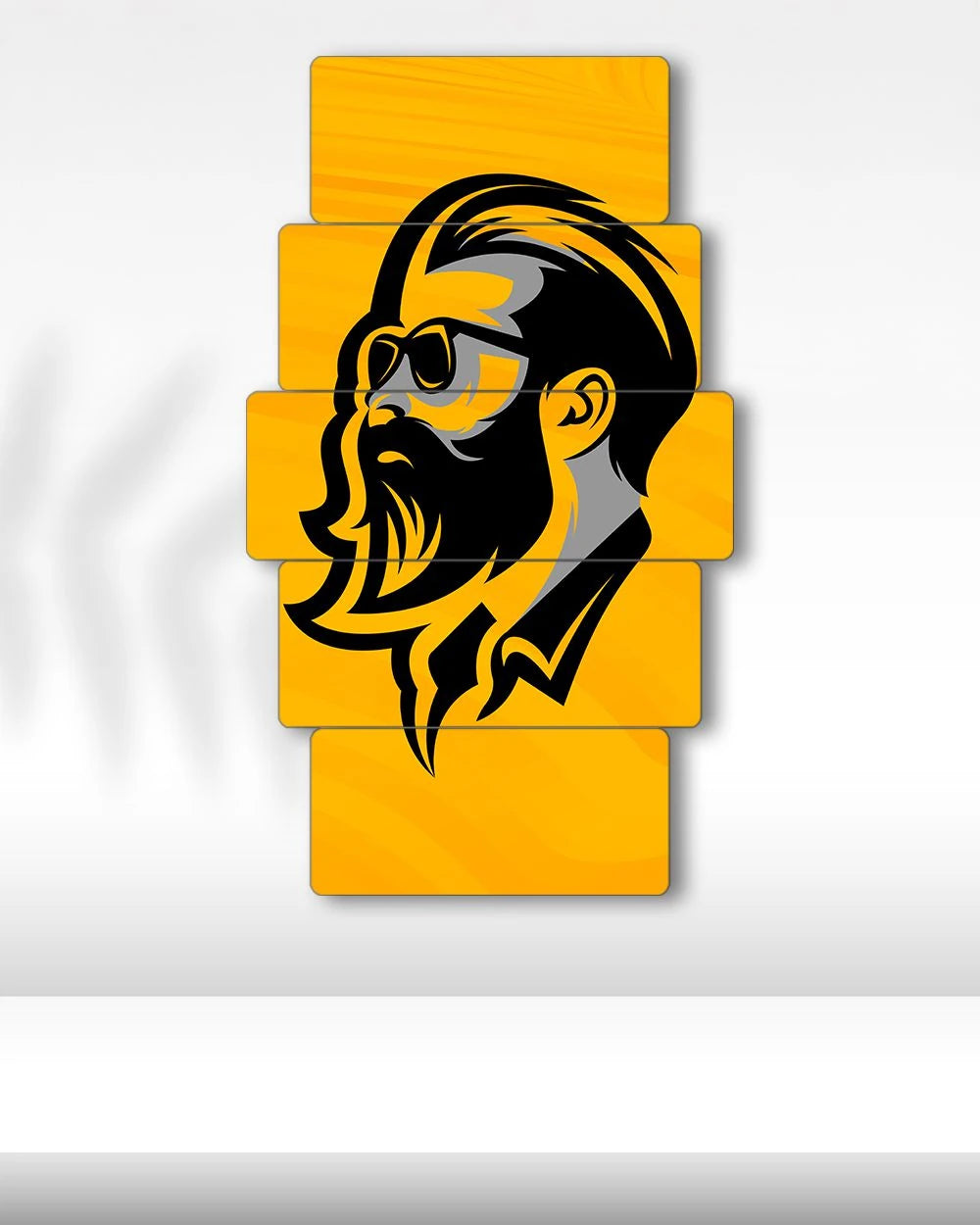 Sarıyla Gelen Tarz - 5 Parçalı Berber Tablo