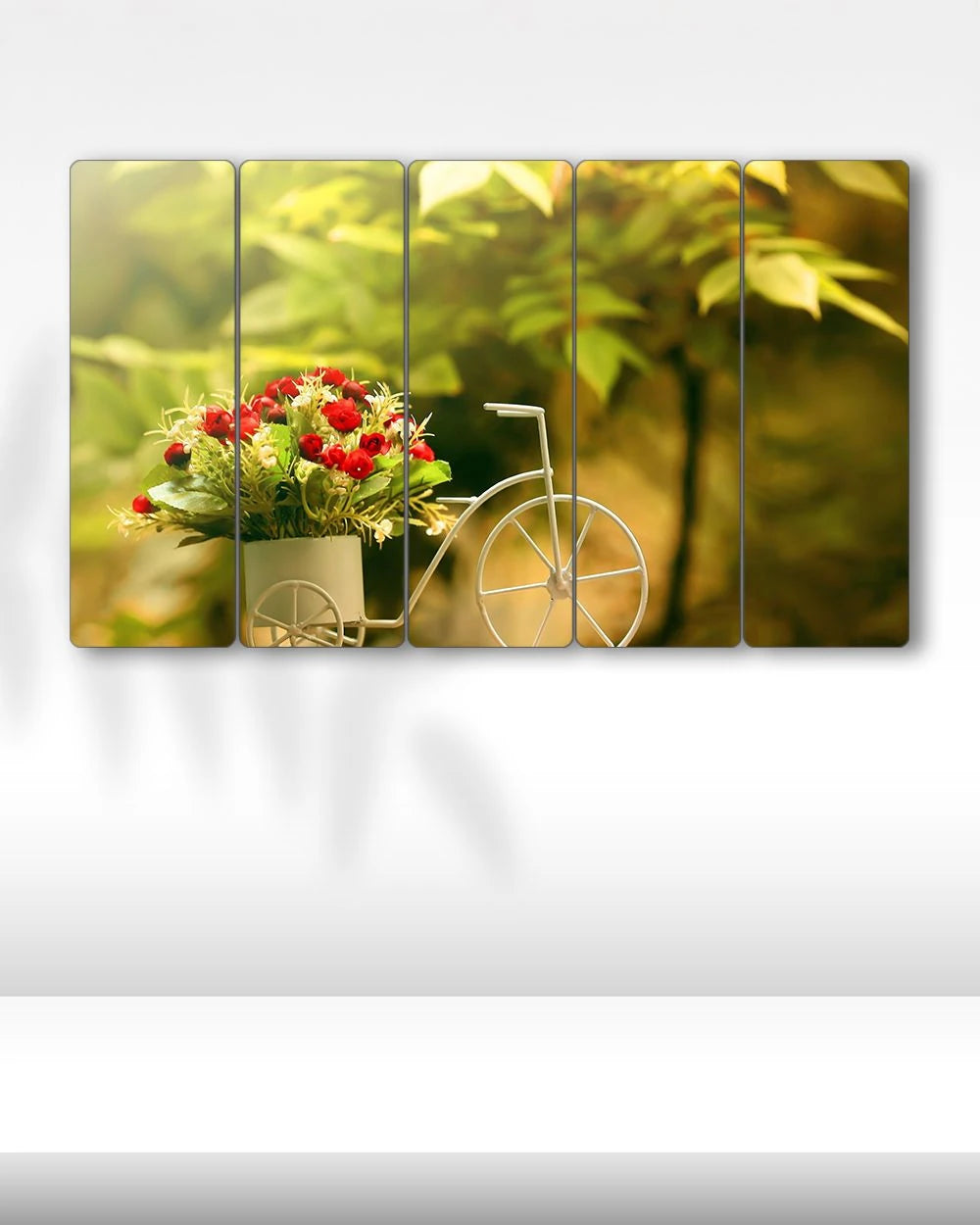 Bisiklet Modelli Saksı - 5 Parçalı Tablo