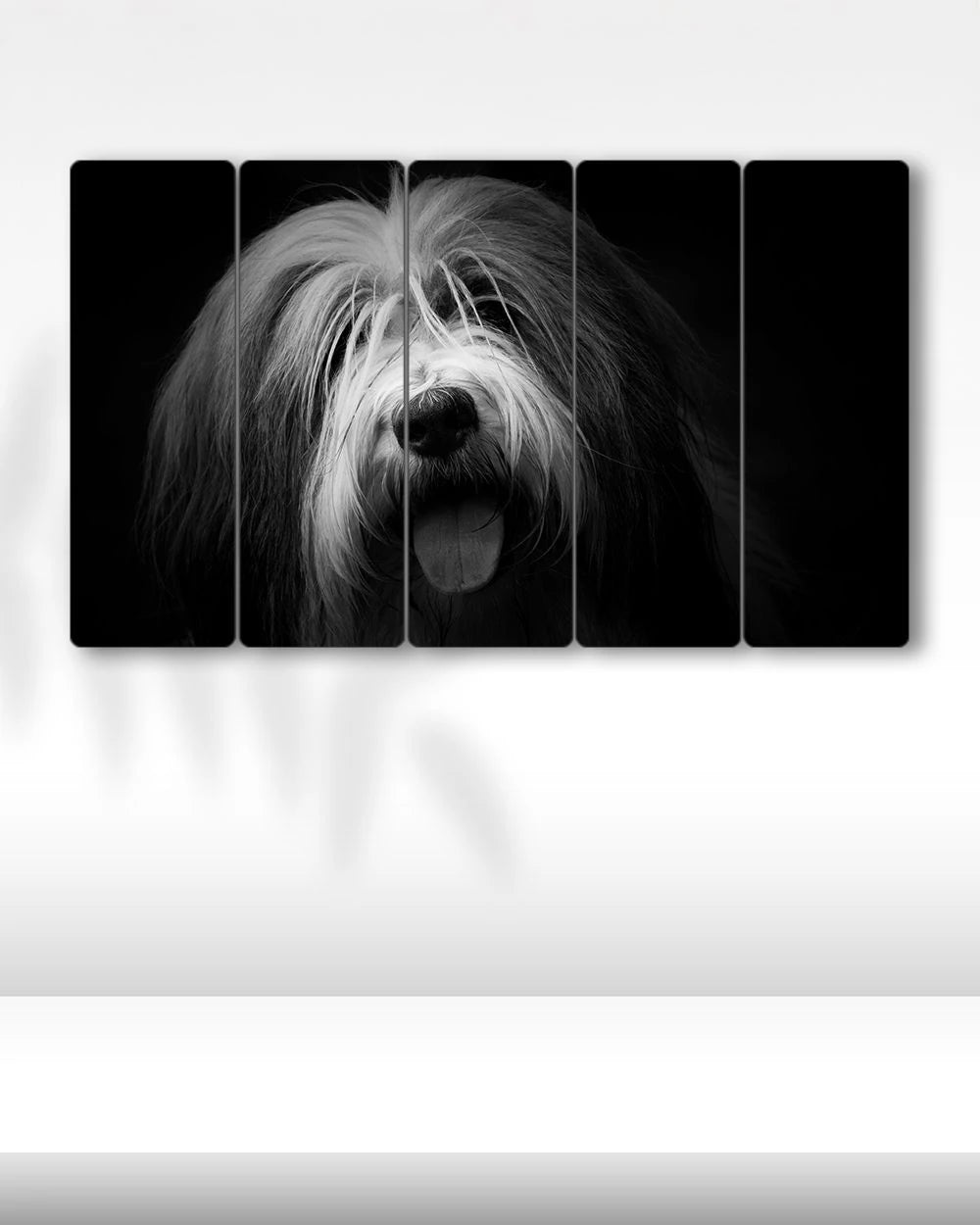 İngiliz Çoban Köpeği, Köpek - 5 Parçalı Tablo