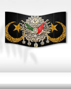 Osmanlı Arması Altın Ayyıldızlı - 5 Parçalı Tablo