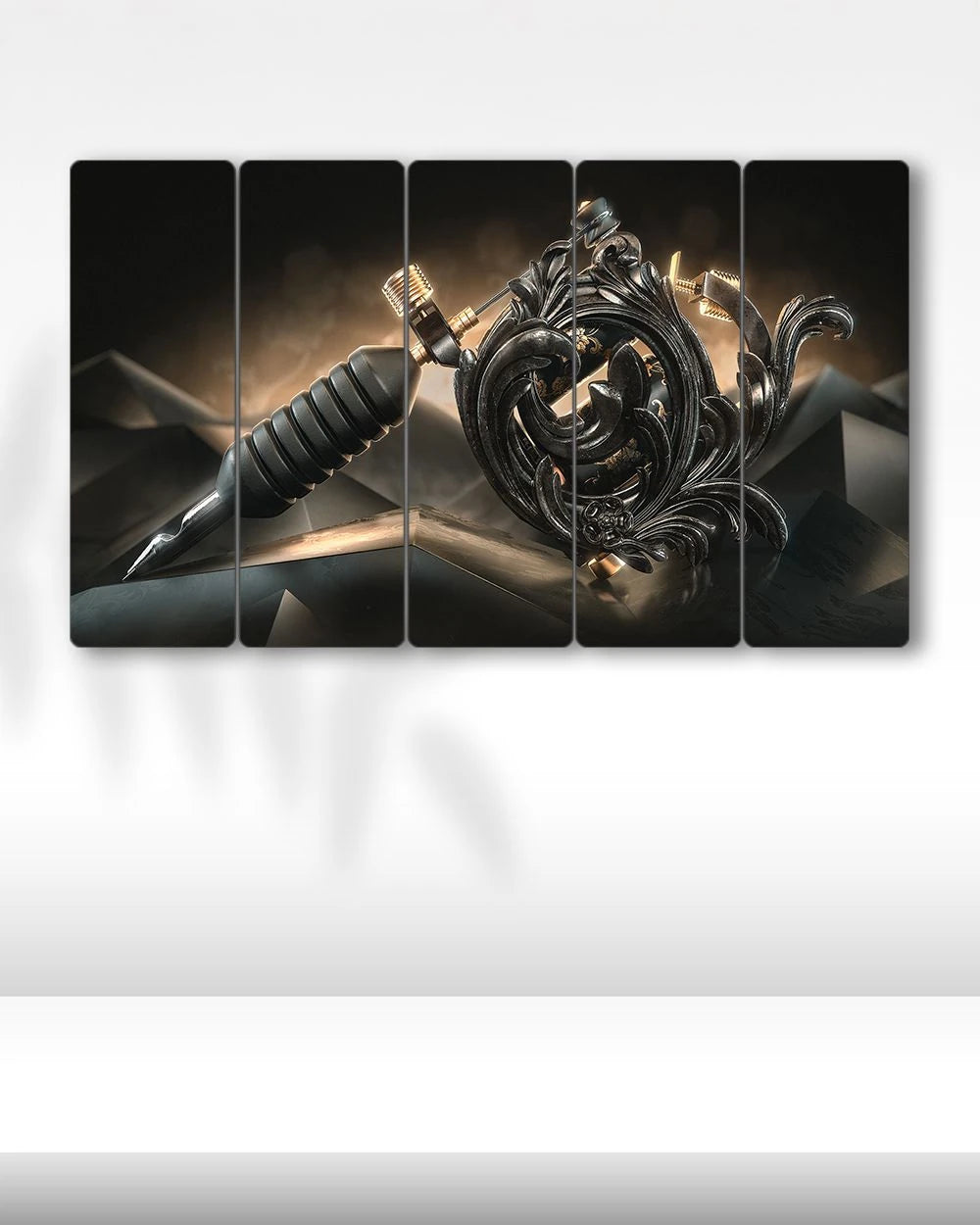Altın Dövme Kalemi, Tattoo Ink - 5 Parçalı Tablo