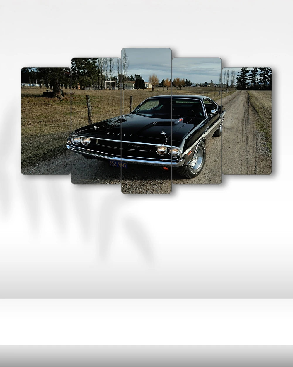 1970 Dodge Challenger R/T, 440 Magnum - 5 Parçalı Araba Tablo