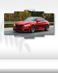 BMW M4 F82 Coupe - 5 Parçalı Araba Tablo