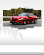 BMW M4 F82 Coupe - 5 Parçalı Araba Tablo