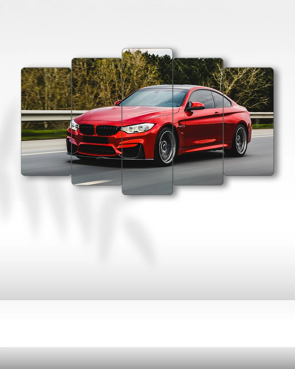 BMW M4 F82 Coupe - 5 Parçalı Araba Tablo
