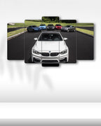 BMW M4 F82 - 5 Parçalı Araba Tablo