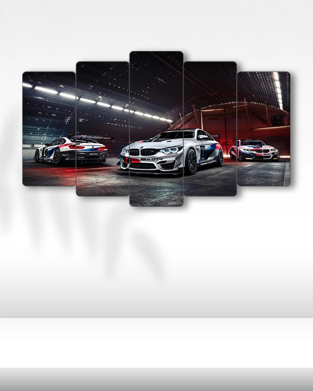 BMW M4 GT4 - 5 Parçalı Araba Tablo