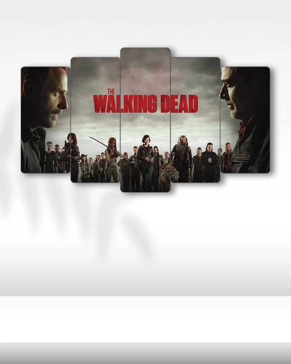The Walking Dead Karakterler - 5 Parçalı Tablo