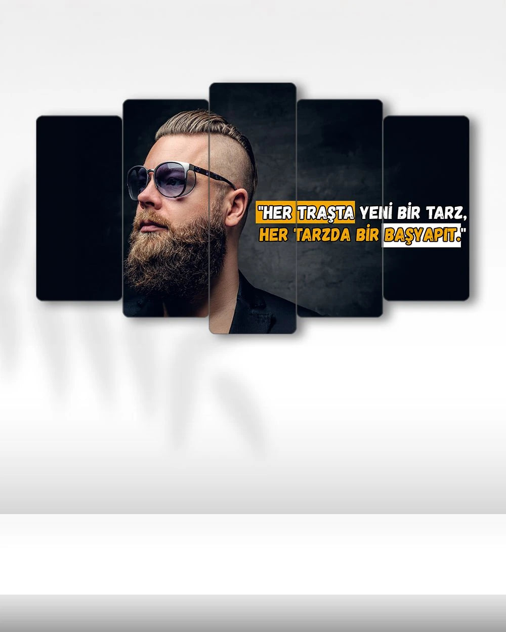 Her Tarzda Bir Başyapıt - 5 Parçalı Berber Tablo