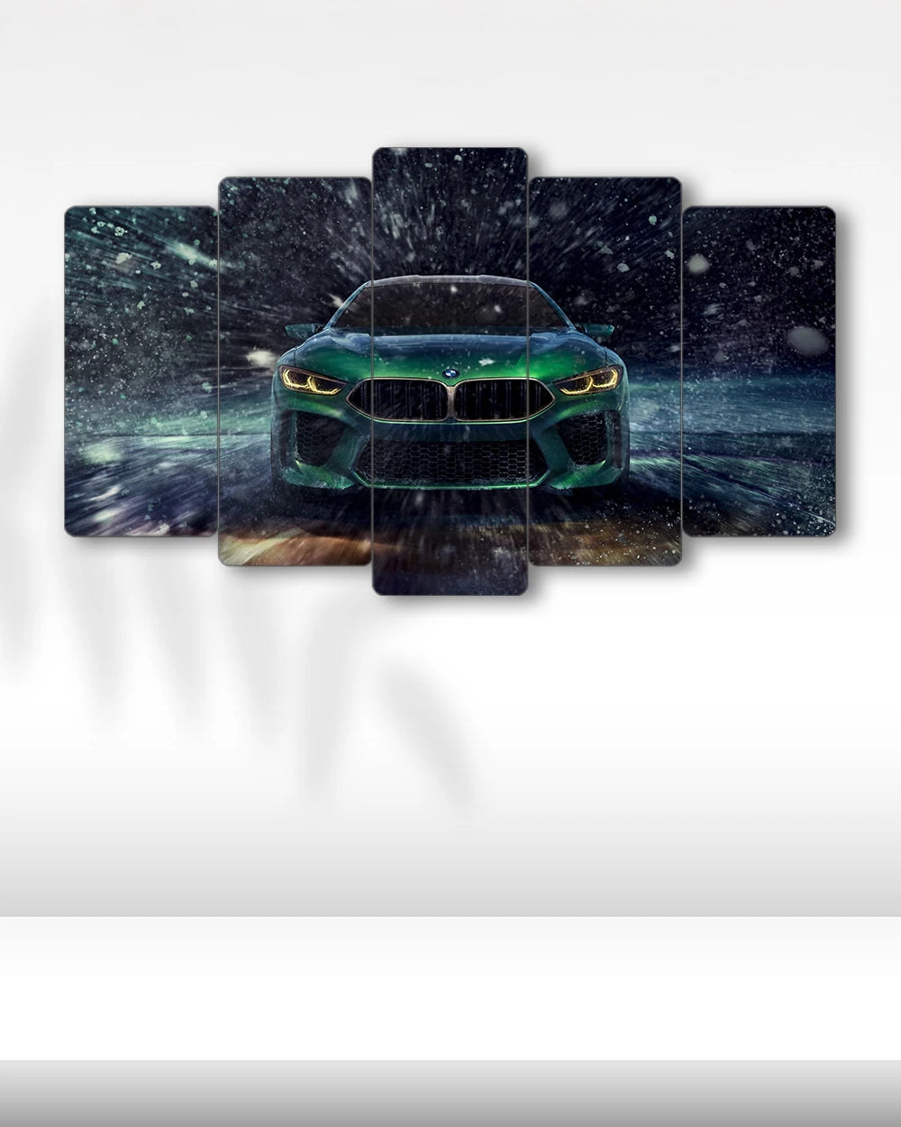 BMW M8 Gran Coupe - 5 Parçalı Araba Tablo