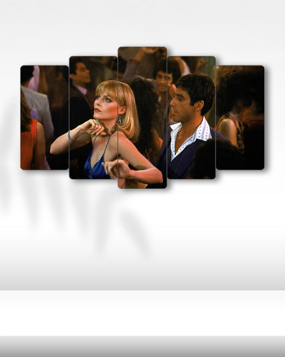 Tony Montana ve Elvira'nın Dansı - 5 Parçalı Tablo