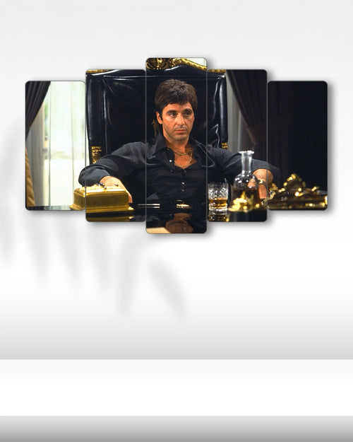 Tony Montana, Scarface - 5 Parçalı Tablo