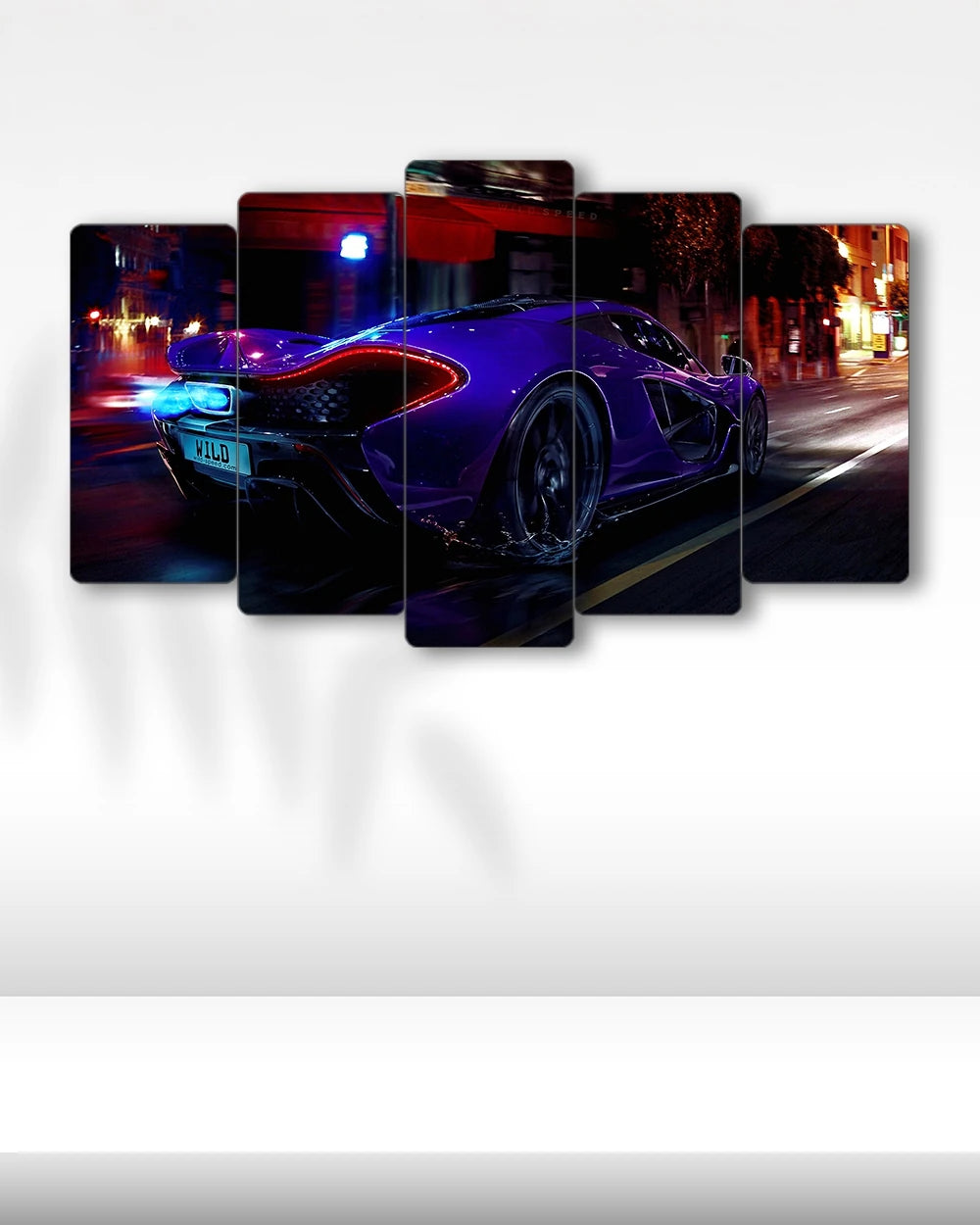 McLaren P1 - 5 Parçalı Araba Tablo