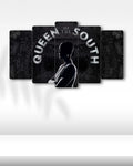Queen of the South, Silüet - 5 Parçalı Tablo