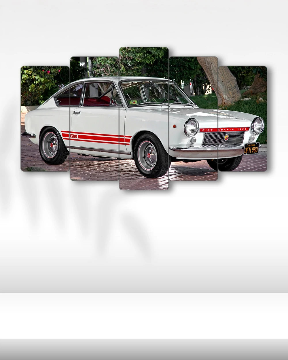 Fiat Abarth 1300 1970 - 5 Parçalı Araba Tablo