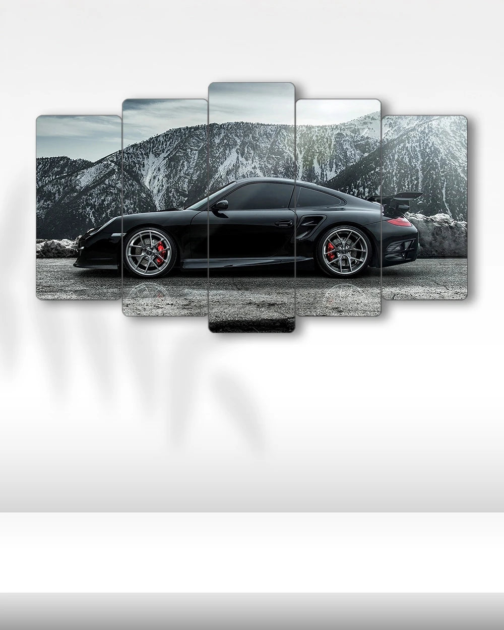 Porsche 911 Turbo S - 5 Parçalı Araba Tablo