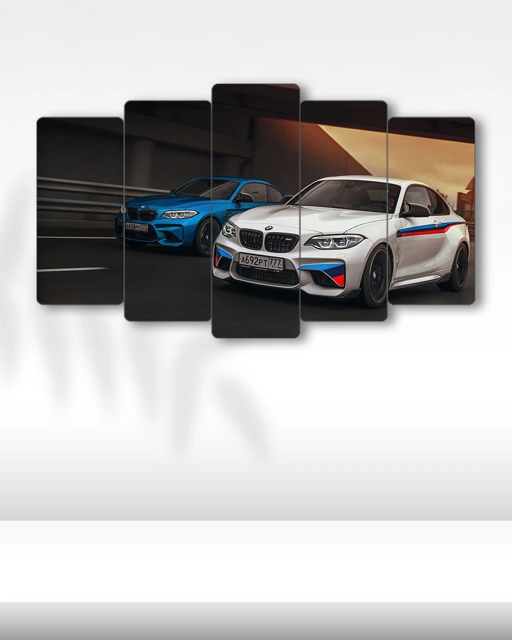 BMW M2 Competition - 5 Parçalı Araba Tablo