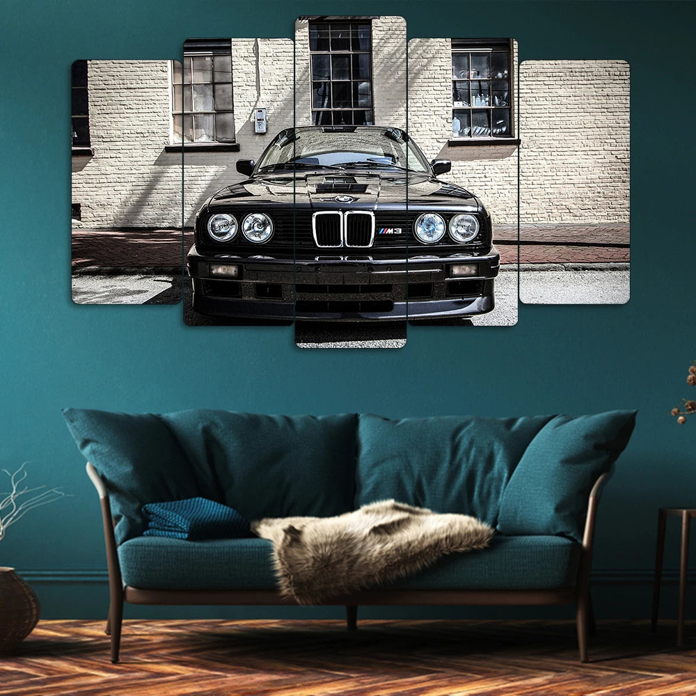 BMW E30 M3 - 5 Parçalı Araba Tablo