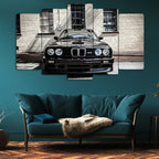 BMW E30 M3 - 5 Parçalı Araba Tablo