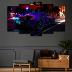 McLaren P1 - 5 Parçalı Araba Tablo